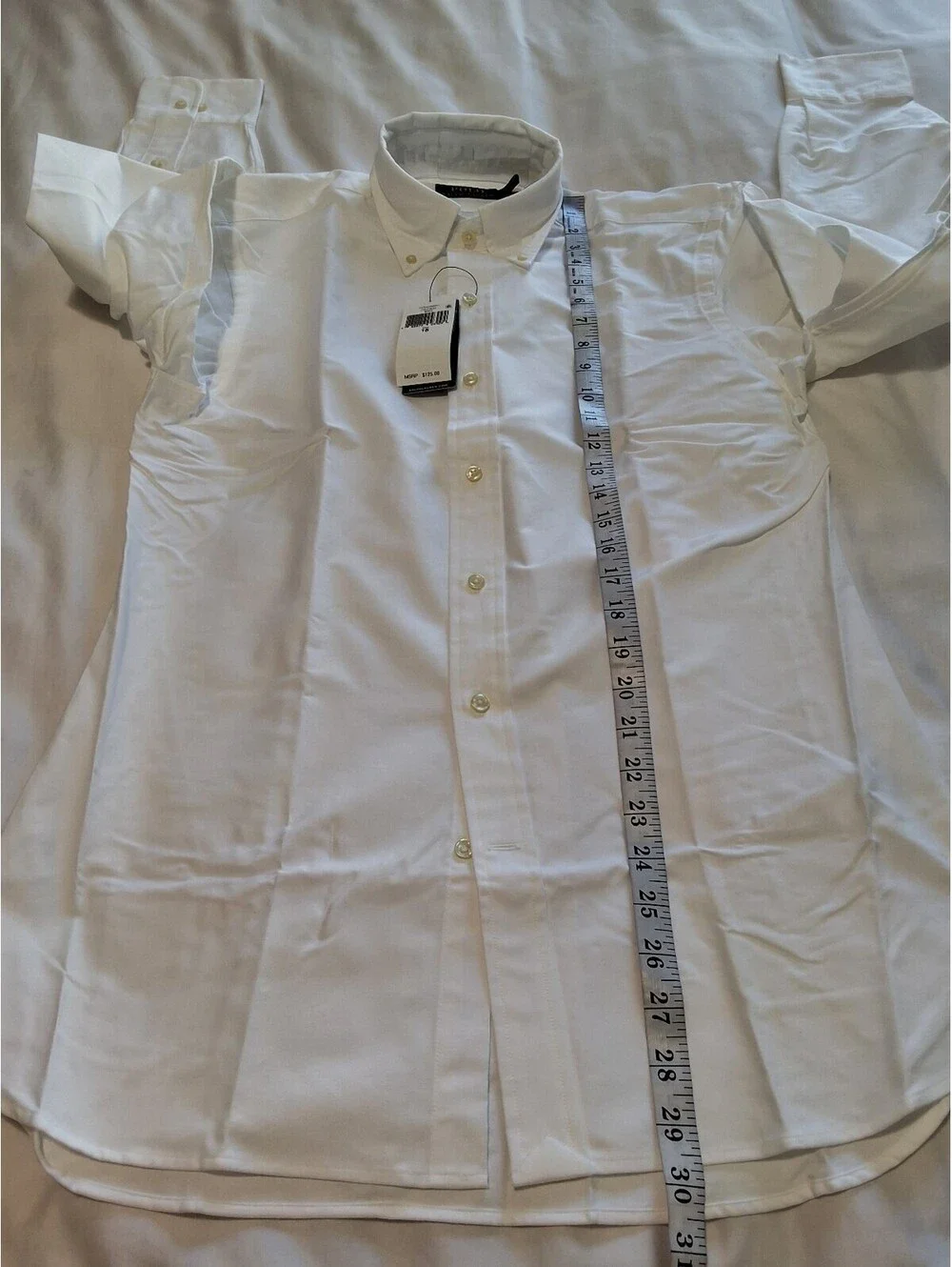 Polo Ralph Lauren Classic Fit White Button-Down Dress Shirt Size 15 32/33